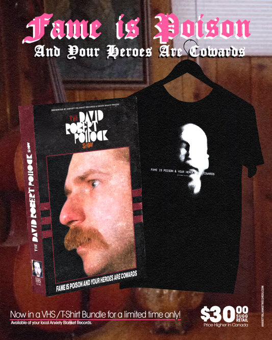 David Robert Pollock Show VHS & Shirt Bundle